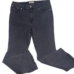 Madewell Jeans Women's 31 Kick Out Black Denim